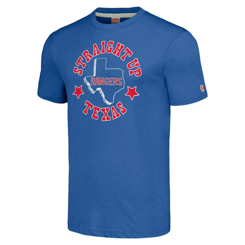 Texas Rangers Homage Hyper Local Tri-Blend T-Shirt Sale