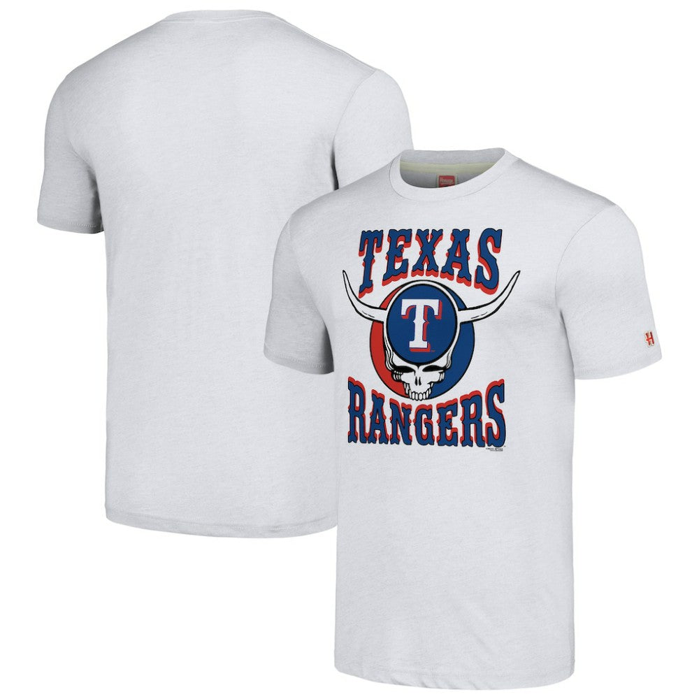 Texas Rangers Homage Grateful Dead Tri-Blend T-Shirt On Sale