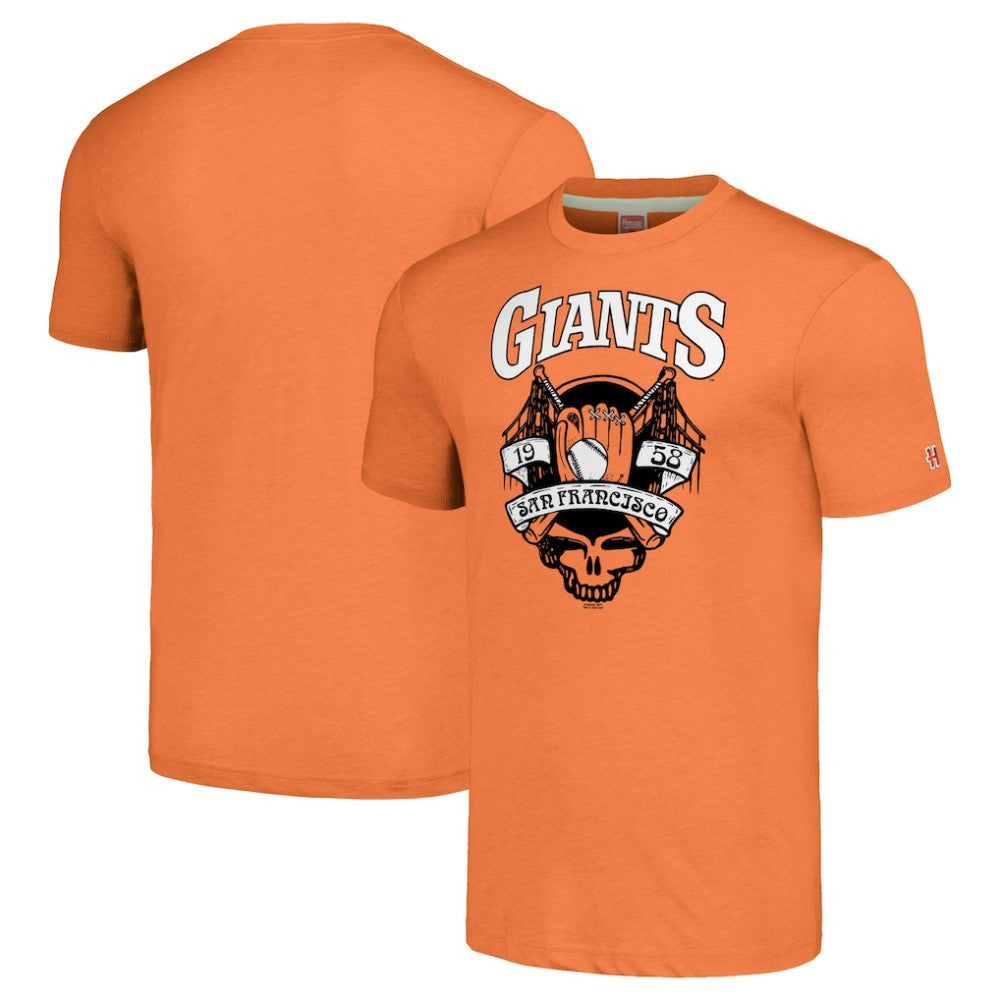 San Francisco Giants Homage Grateful Dead Tri-Blend T-Shirt Lifestyle