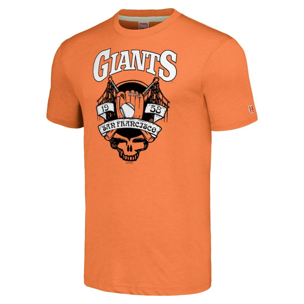 San Francisco Giants Homage Grateful Dead Tri-Blend T-Shirt Lifestyle