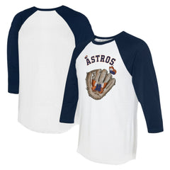 Houston Astros Tiny Turnip Unisex Butterfly Glove 3/4-Sleeve Raglan T-Shirt discount