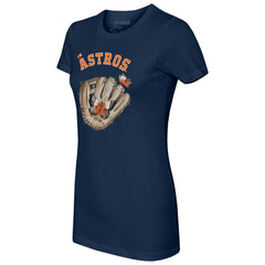 Houston Astros Tiny Turnip Women's Butterfly Glove T-Shirt Sale