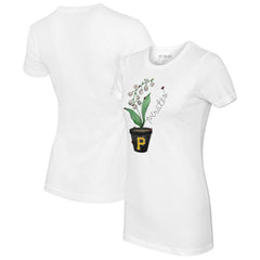 Pittsburgh Pirates Tiny Turnip Women's Lilies and Ladybugs T-Shirt Near Me