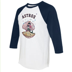 Houston Astros Tiny Turnip Unisex Mermaid 3/4-Sleeve Raglan T-Shirt discount