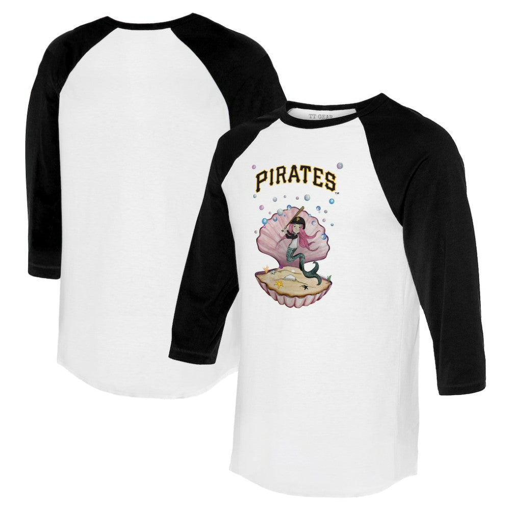 Pittsburgh Pirates Tiny Turnip Unisex Mermaid 3/4-Sleeve Raglan T-Shirt Online