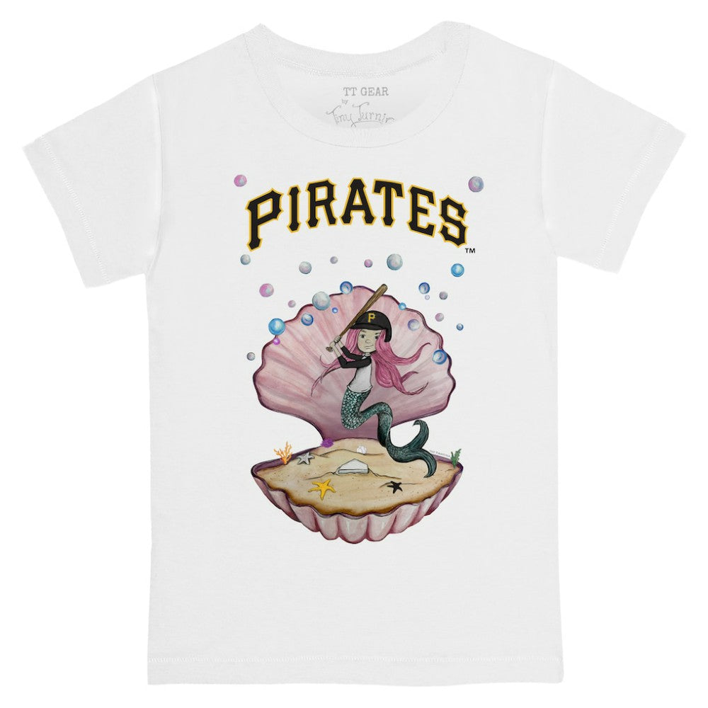 Pittsburgh Pirates Tiny Turnip Youth Mermaid T-Shirt On Sale