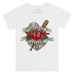 Houston Astros Tiny Turnip Youth American Traditional Rose T-Shirt Lifestyle