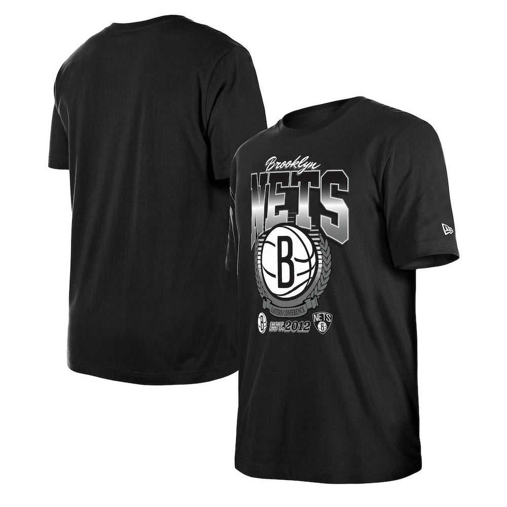New Era - Brooklyn Nets Unisex Summer Classics T-Shirt - Black