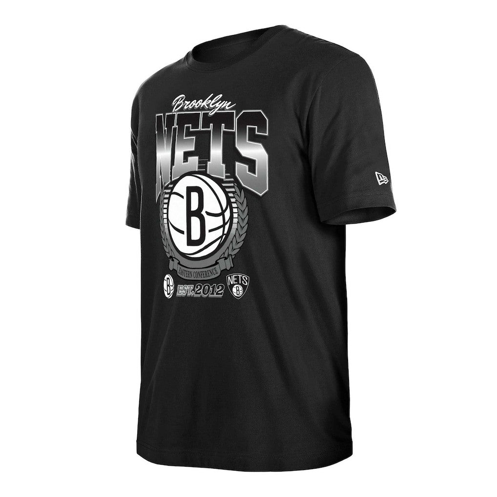 New Era - Brooklyn Nets Unisex Summer Classics T-Shirt - Black