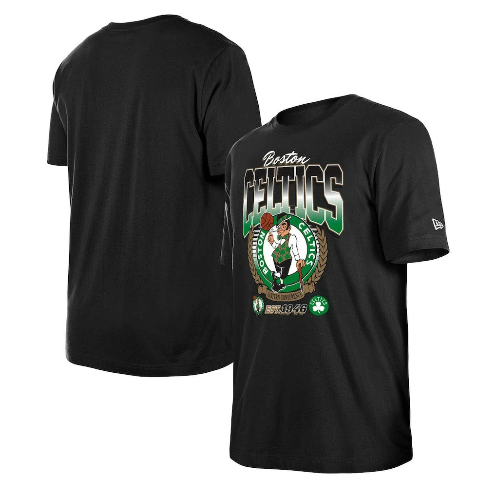New Era - Boston Celtics Unisex Summer Classics T-Shirt - Black