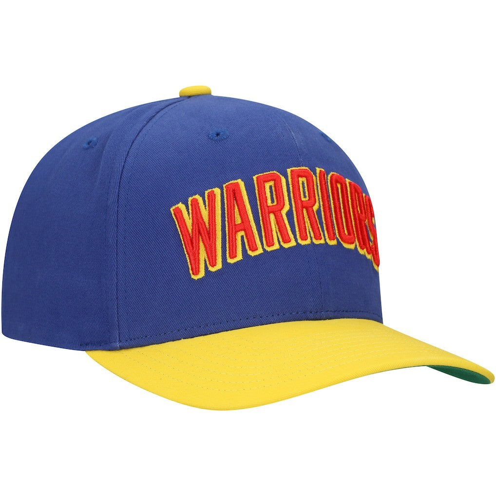 Mitchell & Ness - Golden State Warriors Team Up Classic Edition Adjustable Hat - Royal/Gold