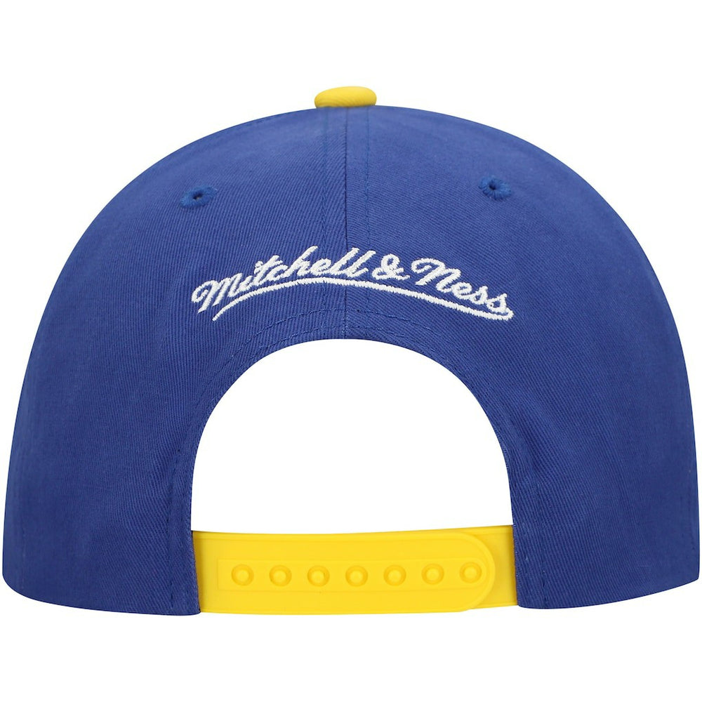 Mitchell & Ness - Golden State Warriors Team Up Classic Edition Adjustable Hat - Royal/Gold