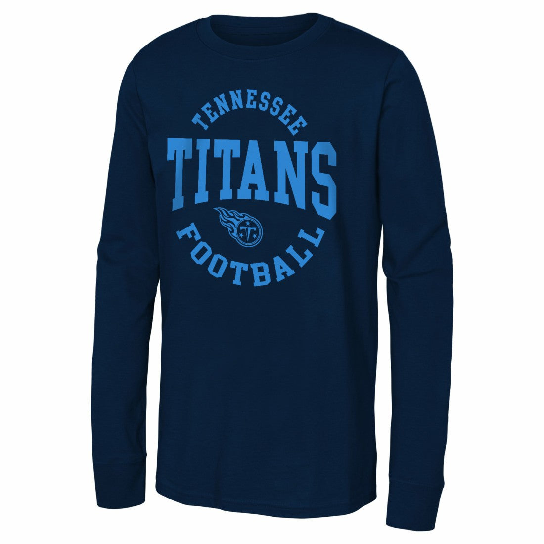 Tennessee Titans Youth Around The Block Long Sleeve T-Shirt Navy - NFL