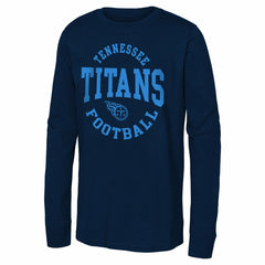 Tennessee Titans Youth Around The Block Long Sleeve T-Shirt Navy - NFL