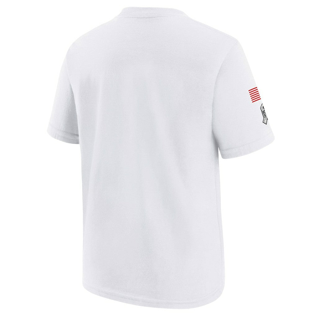 New York Jets Youth 2024 Salute To Service T-Shirt White - Nike