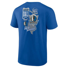 NBA - Dallas Mavericks Split Zone T-Shirt - Blue
