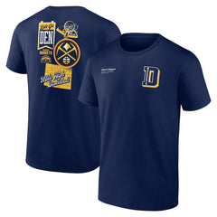 NBA - Denver Nuggets Split Zone T-Shirt - Navy