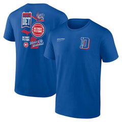 NBA - Detroit Pistons Split Zone T-Shirt - Blue