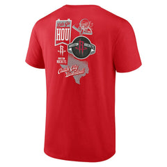NBA - Houston Rockets Split Zone T-Shirt - Red