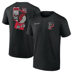 NBA - Portland Trail Blazers Split Zone T-Shirt - Black