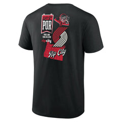 NBA - Portland Trail Blazers Split Zone T-Shirt - Black