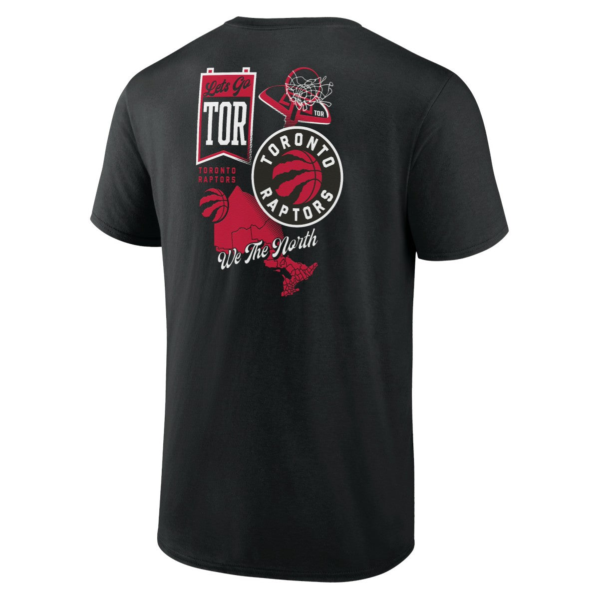 NBA - Toronto Raptors Split Zone T-Shirt - Black