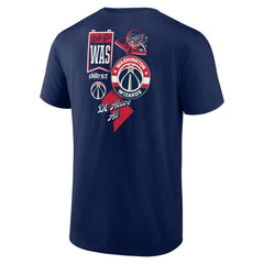 NBA - Washington Wizards Split Zone T-Shirt - Navy