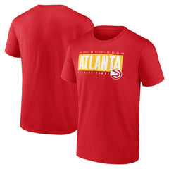 NBA - Atlanta Hawks Blocked Out T-Shirt - Red