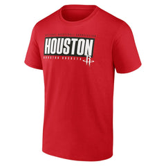 NBA - Houston Rockets Blocked Out T-Shirt - Red