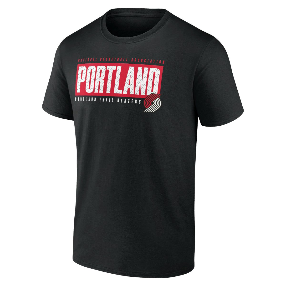 NBA - Portland Trail Blazers Blocked Out T-Shirt - Black