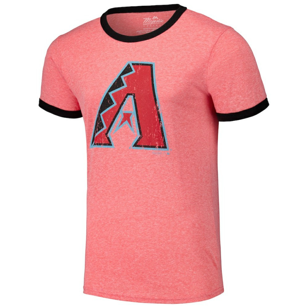 Arizona Diamondbacks Majestic Threads Ringer Tri-Blend T-Shirt Clearance