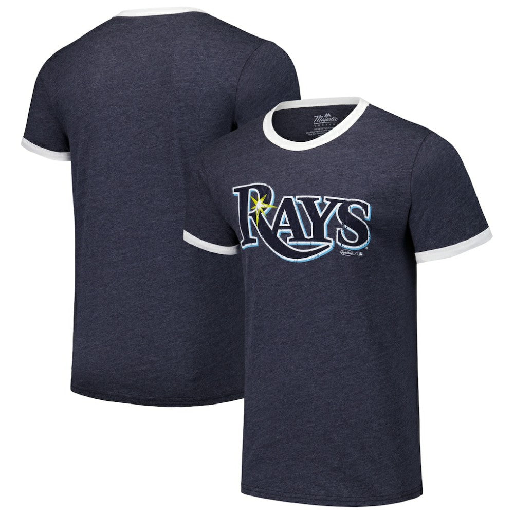 Tampa Bay Rays Majestic Threads Ringer Tri-Blend T-Shirt discount