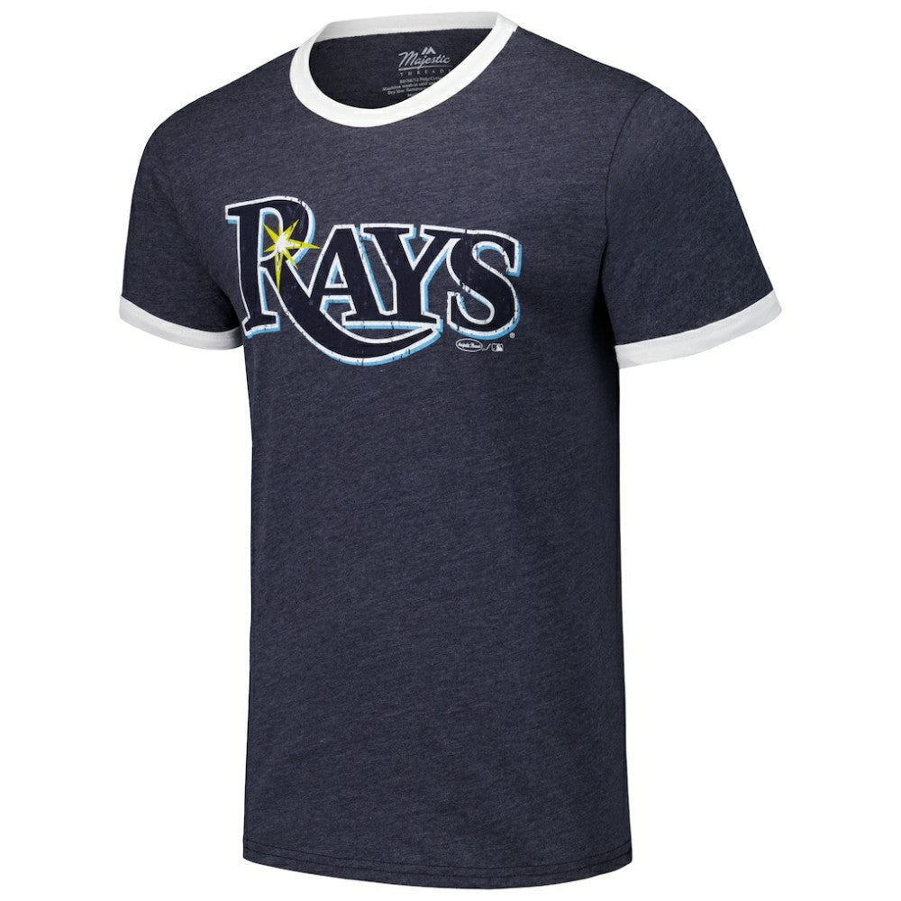 Tampa Bay Rays Majestic Threads Ringer Tri-Blend T-Shirt discount