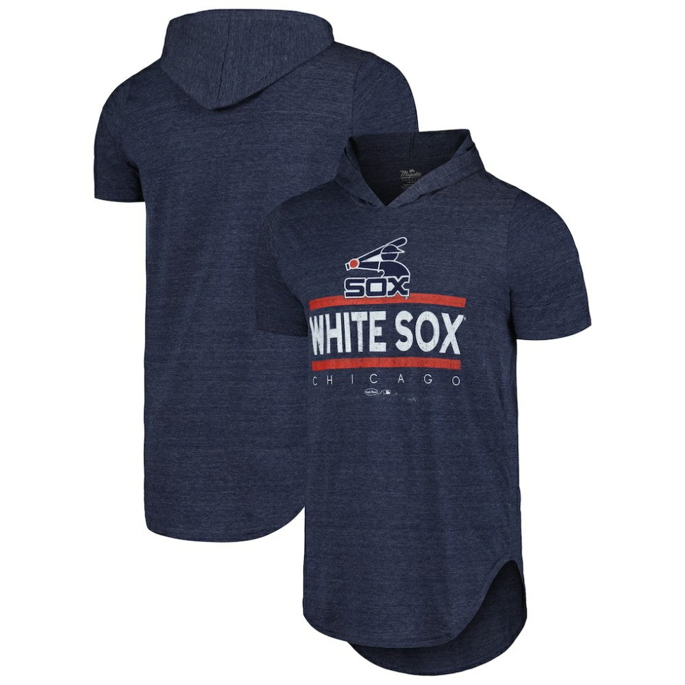 Chicago White Sox Majestic Threads Tri-Blend Hoodie T-Shirt for sale