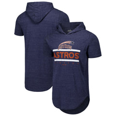 Houston Astros Majestic Threads Tri-Blend Hoodie T-Shirt Lifestyle