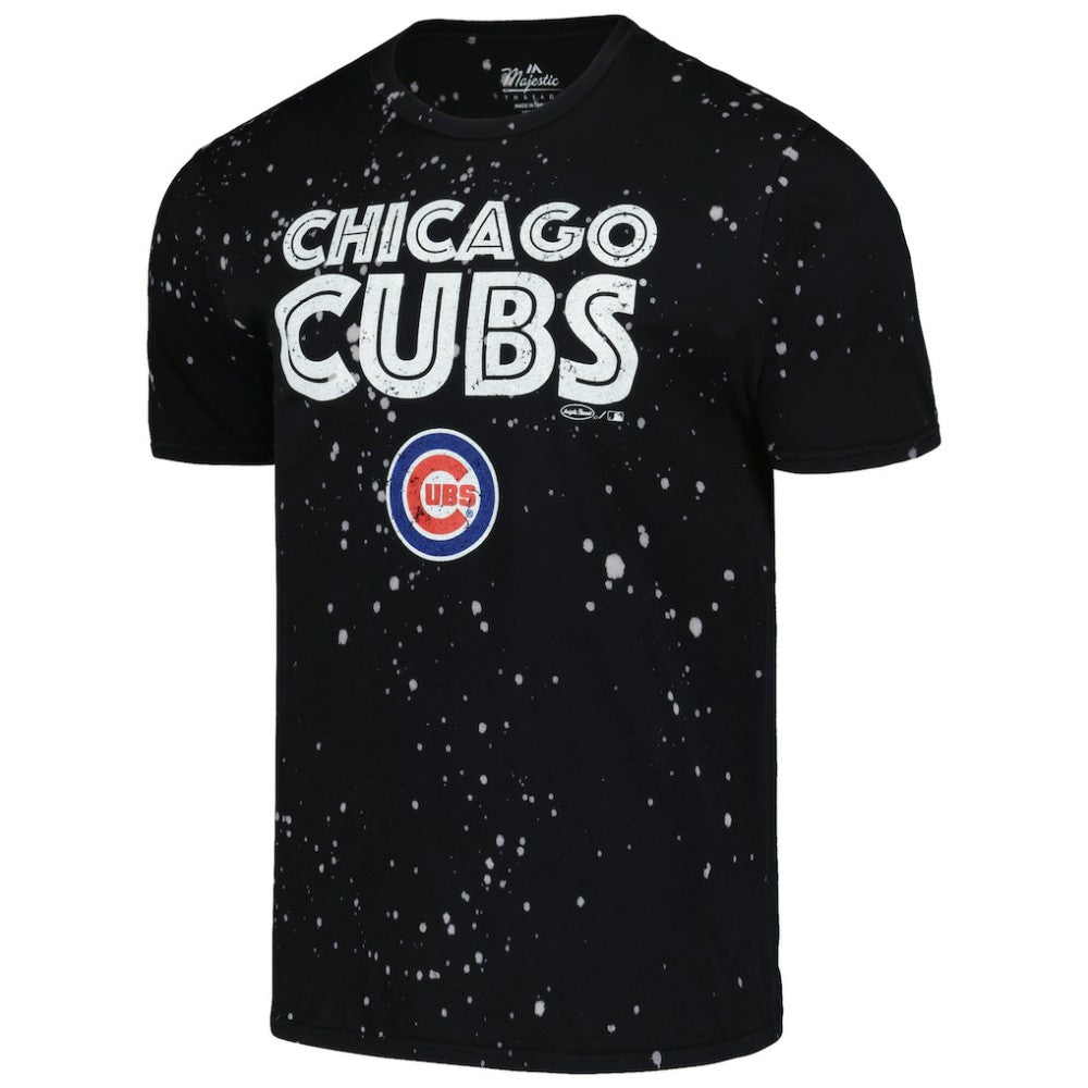 Chicago Cubs Majestic Threads Splatter T-Shirt Online