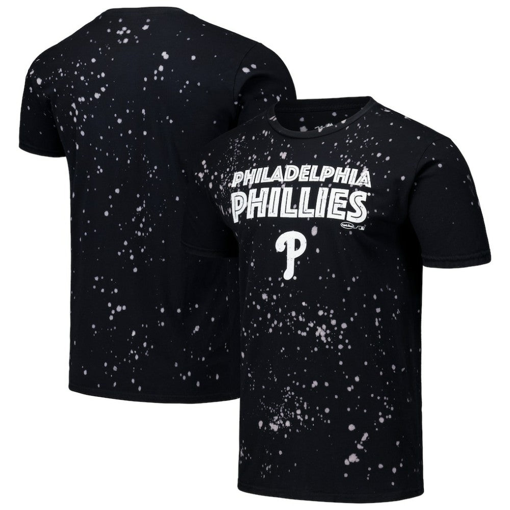 Philadelphia Phillies Majestic Threads Splatter T-Shirt Clearance