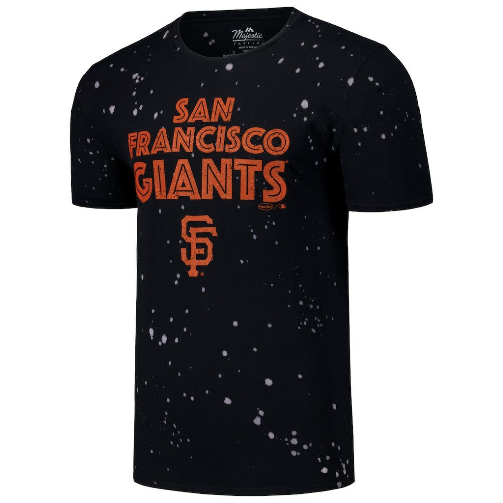 San Francisco Giants Majestic Threads Splatter T-Shirt Sale