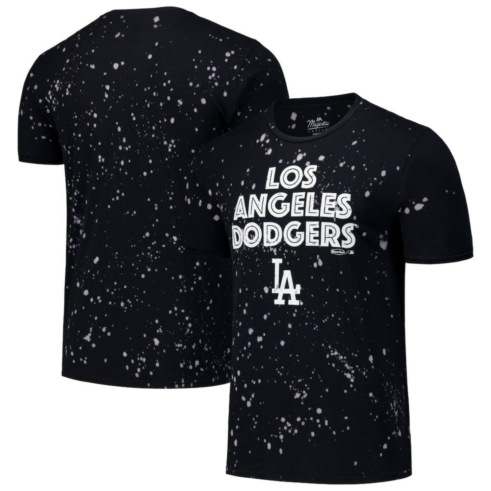 Los Angeles Dodgers Majestic Threads Splatter T-Shirt Clearance