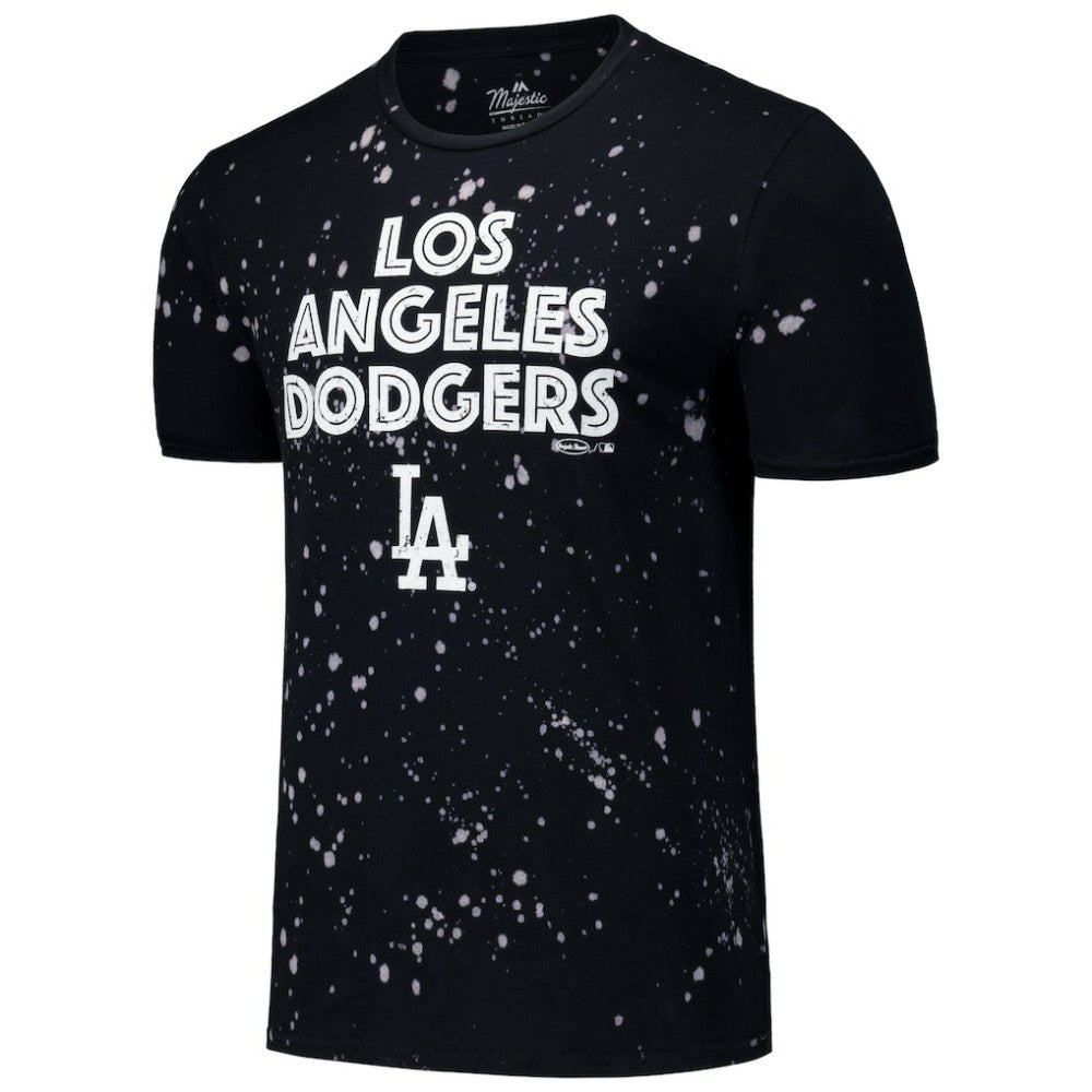 Los Angeles Dodgers Majestic Threads Splatter T-Shirt Clearance