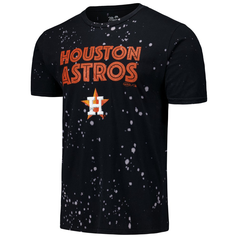 Houston Astros Majestic Threads Splatter T-Shirt Clearance