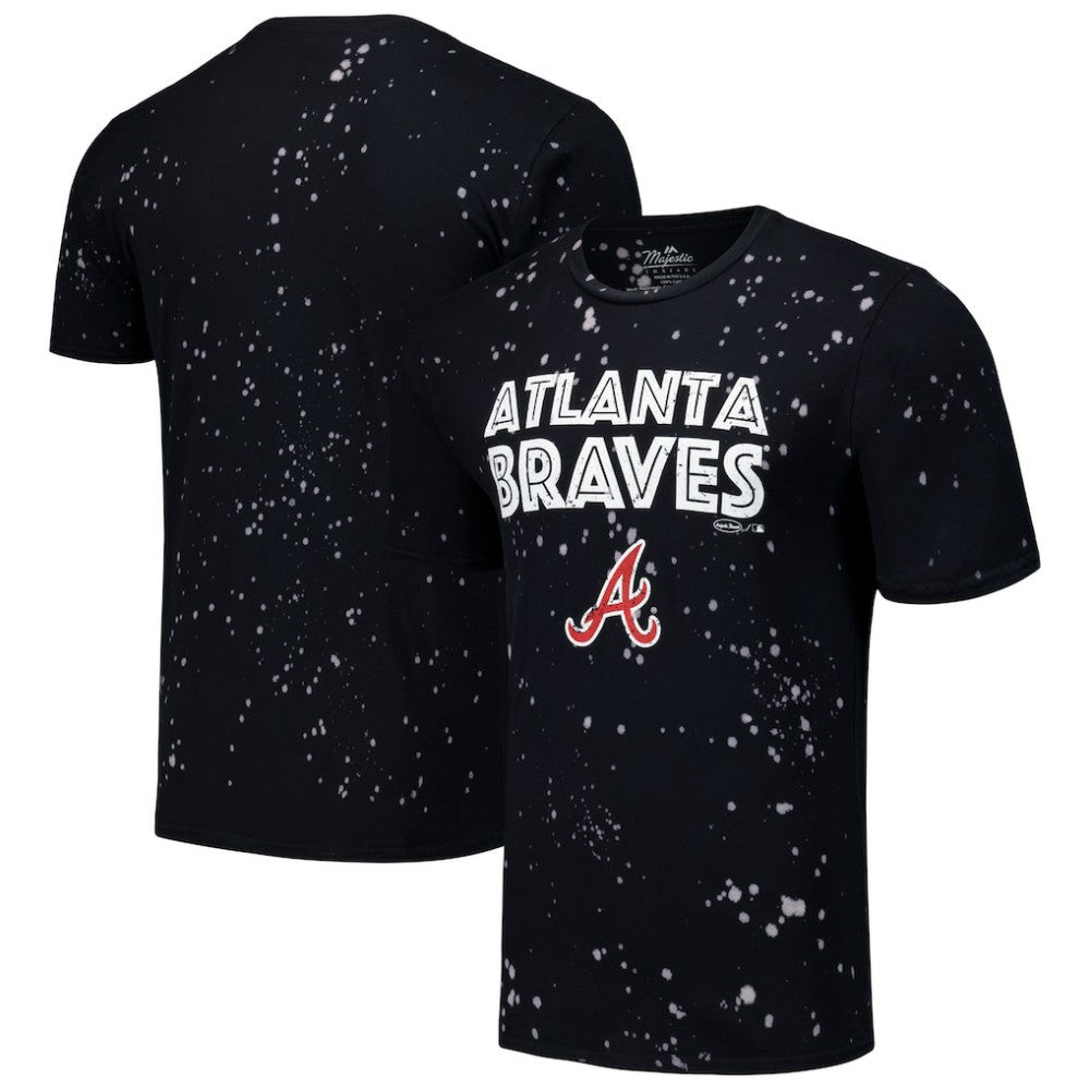 Atlanta Braves Majestic Threads Splatter T-Shirt discount