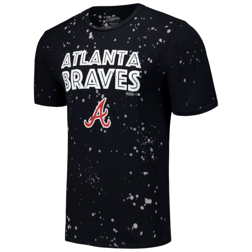 Atlanta Braves Majestic Threads Splatter T-Shirt discount