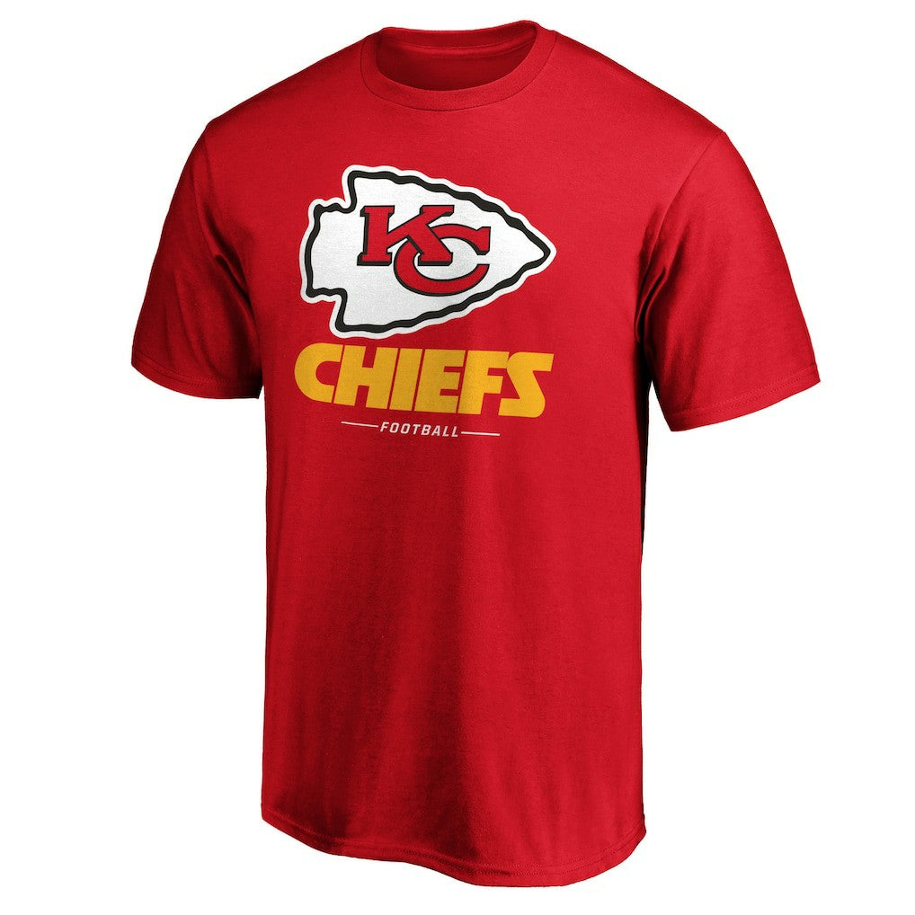 Kansas City Chiefs Team Lockup T-Shirt Red - NFL
