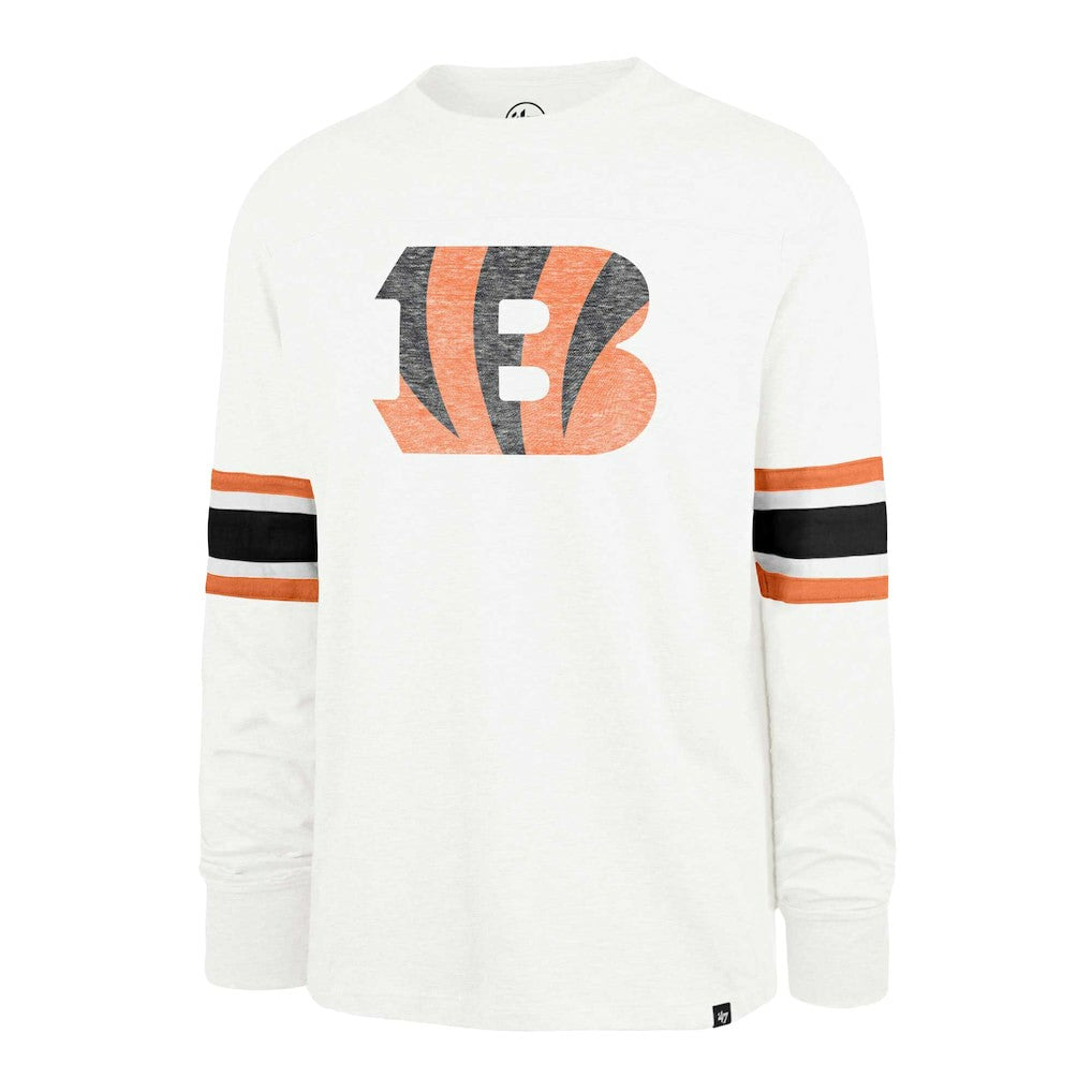 Cincinnati Bengals '47 Gridiron Premier Brex Long Sleeve T-Shirt White - 47 brand