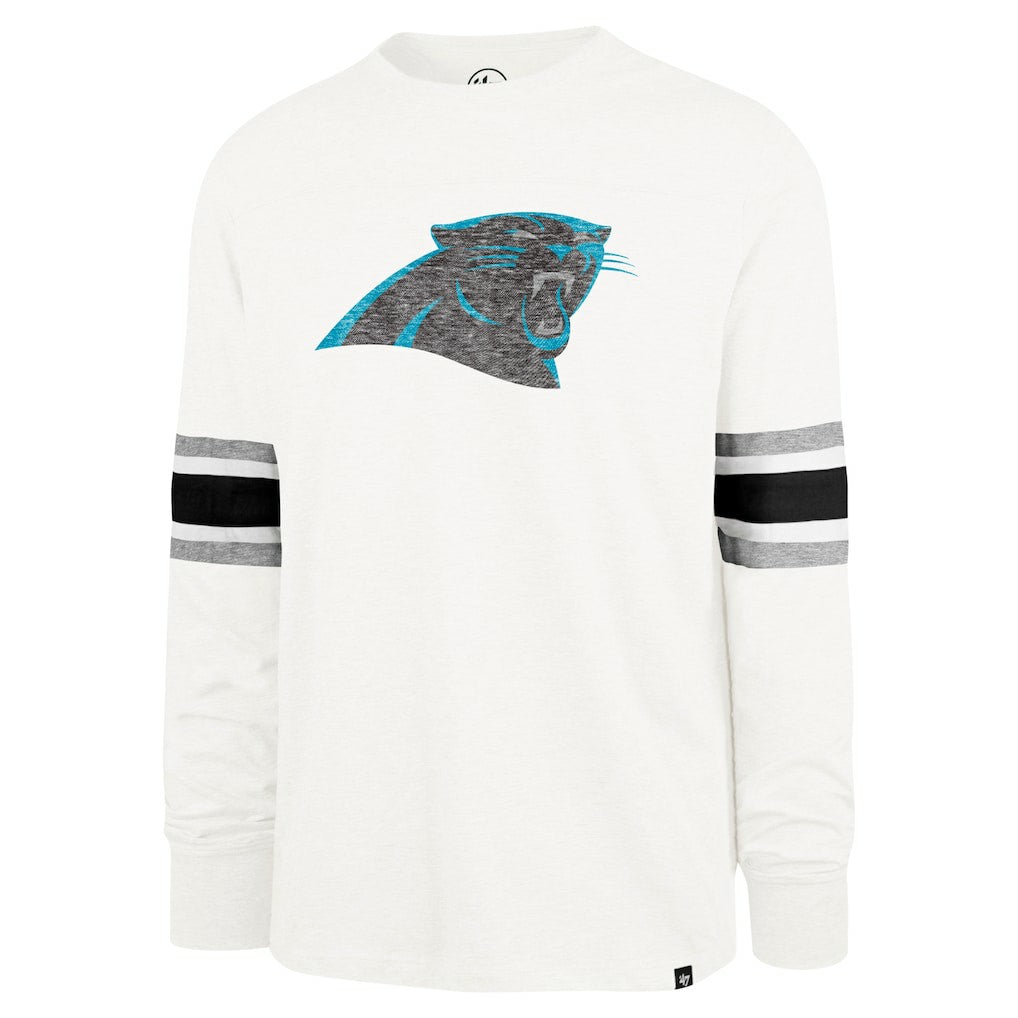 Carolina Panthers '47 Gridiron Premier Brex Long Sleeve T-Shirt White - 47 brand
