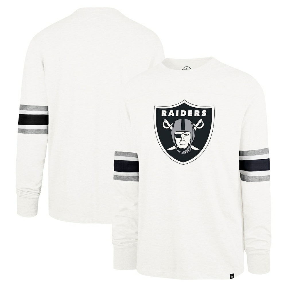 Las Vegas Raiders '47 Gridiron Premier Brex Long Sleeve T-Shirt White - 47 brand