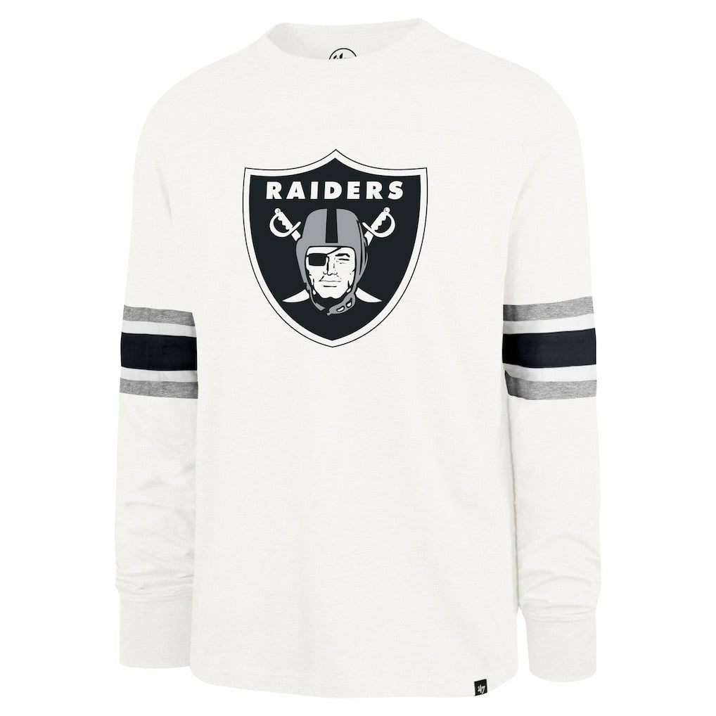 Las Vegas Raiders '47 Gridiron Premier Brex Long Sleeve T-Shirt White - 47 brand