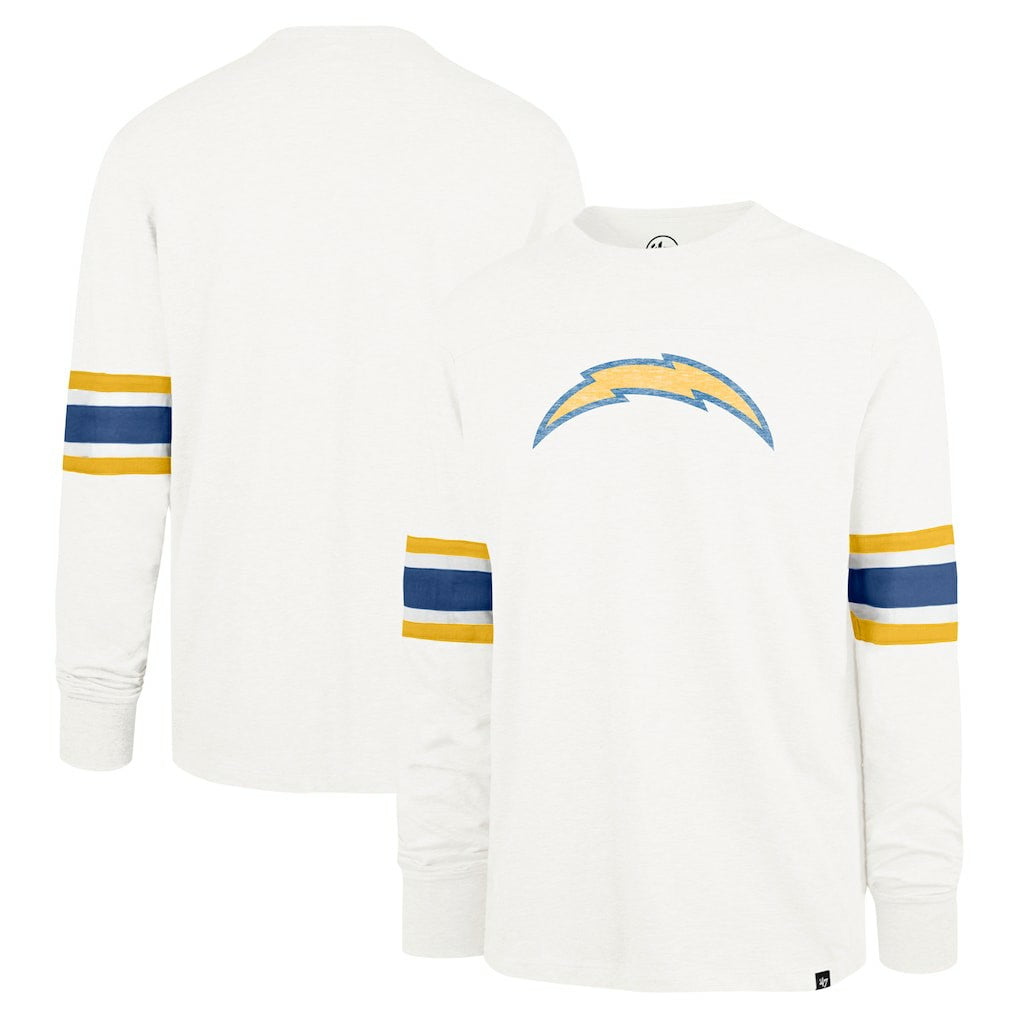Los Angeles Chargers '47 Gridiron Premier Brex Long Sleeve T-Shirt White - 47 brand