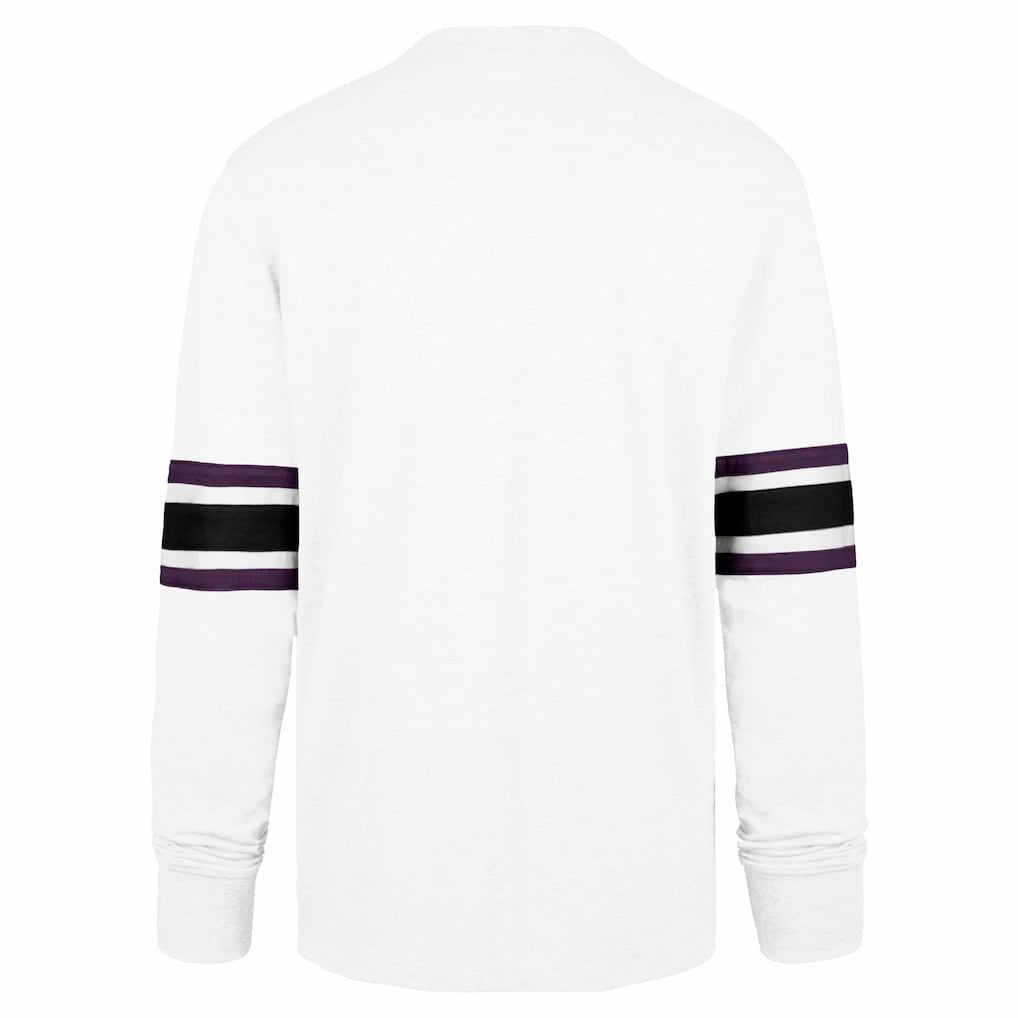 Baltimore Ravens '47 Gridiron Premier Brex Long Sleeve T-Shirt White - 47 brand